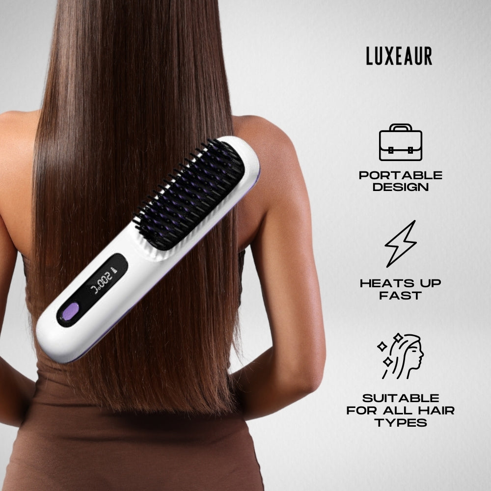 Luxeaur Wireless Hair Straightener